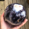 Chevron Amethyst Sphere