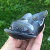 Agate Dolphin Carving