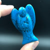 Blue Dyed Howlite Angel (Medium)