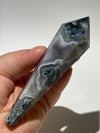 Moss Agate Wand