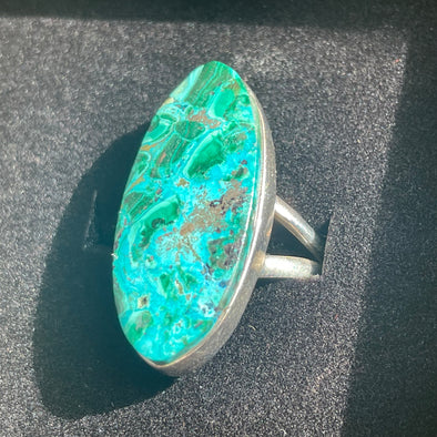 Malacolla | Chrysocolla & Malachite | Sterling Silver Ring