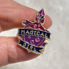 Magical Girl Enamel Pin | Pink Purple