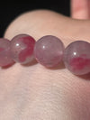 Gem Rhodonite in Quartz | 7-9mm | Bead Bracelets