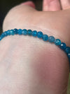 Neon Apatite | Faceted | 4mm | Bead Bracelets