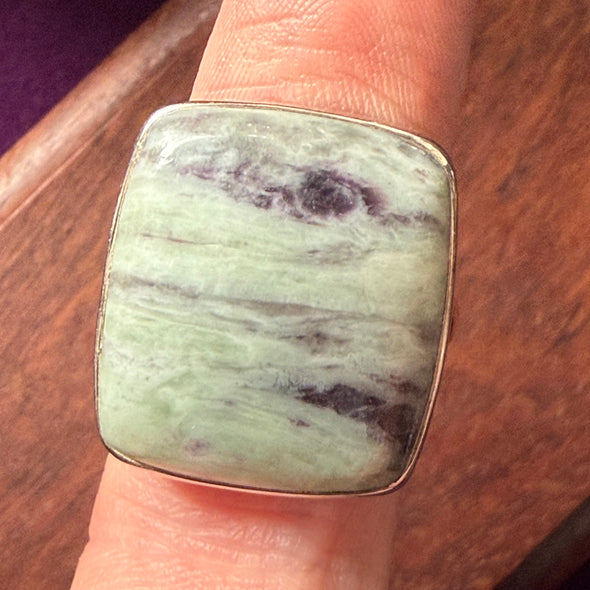 Kammererite | Sterling Silver Ring | Size 7.5 aka P