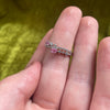 Pink Sapphire | Sterling Silver Ring | Adjustable size