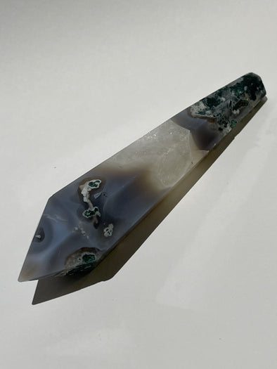 Moss Agate Wand