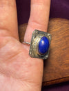Lapis Lazuli | Sterling Silver Ring | Size 6.5 aka M.5