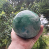 Green Fluorite Sphere