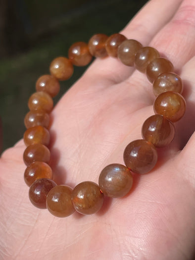 Golden Moonstone | Round | 8mm | Bead Bracelets
