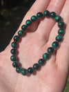 Chatoyant Malachite | Natural Cat Eye | Round | 6mm | Bead Bracelets