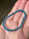 Neon Apatite | Faceted | 4mm | Bead Bracelets