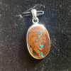 Boulder Opal | Australia| Sterling Silver Pendant