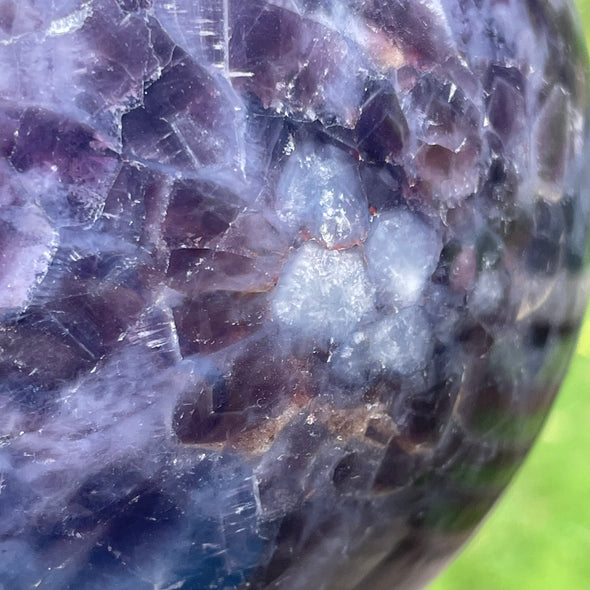 Chevron Amethyst Sphere