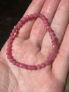 Rhodonite Gemmy| High Grade | 4mm | Bead Bracelets