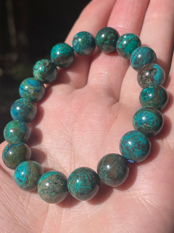 Chrysocolla | Round | 10mm | Bead Bracelets