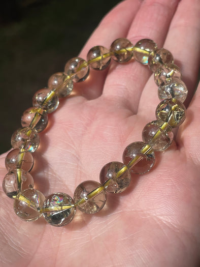 Citrine | High Grade | Rainbows | 8mm | Bead Bracelets
