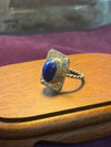 Lapis Lazuli | Sterling Silver Ring | Size 6.5 aka M.5