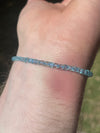 Blue Topaz | Faceted | 4mm | Bead Bracelets