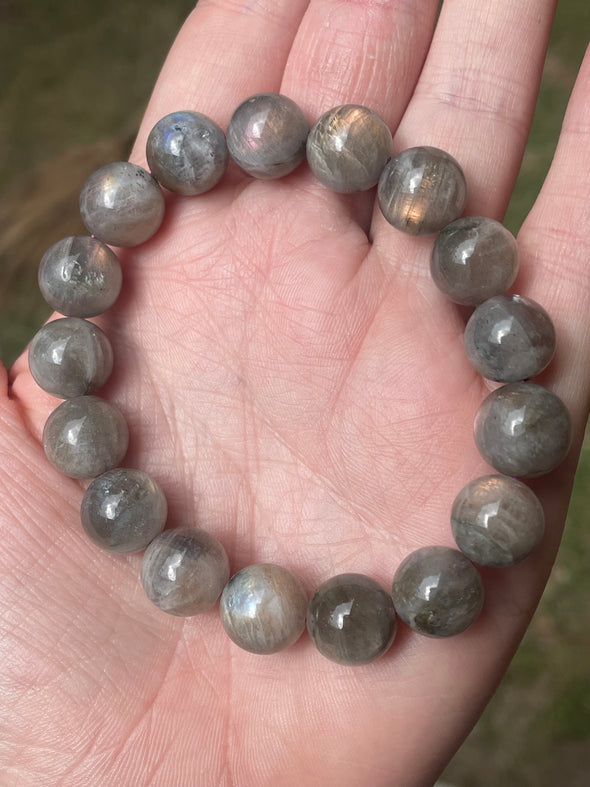 Sunset Labradorite | Round | 12mm | Bead Bracelets