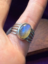 Labradorite | Sterling Silver Ring | Size 6.25 aka M