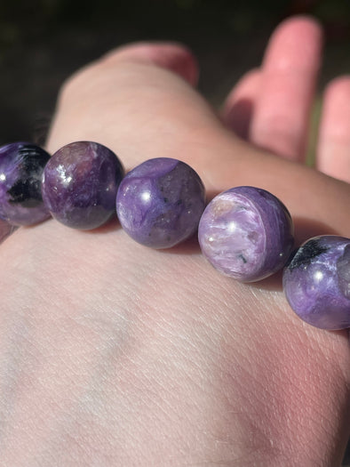 Charoite | High Grade | 12mm | Bead Bracelets