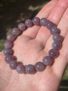 Rose Quartz with Lithium | High Grade | 8mm | Bead Bracelets