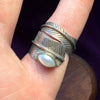 Freshwater Pearl | Sterling Silver Ring | Adjustable but sitting at Size 5.5 aka L