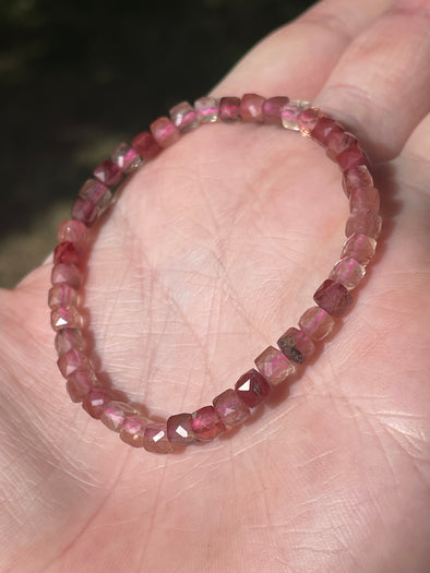 Sunstone |Andesine | Faceted | 4mm | Bead Bracelets