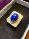 Lapis Lazuli | Sterling Silver Ring | Size 6.5 aka M.5