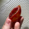 Druzy Carnelian Sardonyx Matrix | Egg