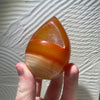 Druzy Carnelian Sardonyx Matrix | Egg