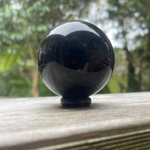 Black Obsidian Sphere