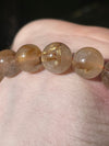 Golden Rutile | Chunky | 10mm | Bead Bracelets