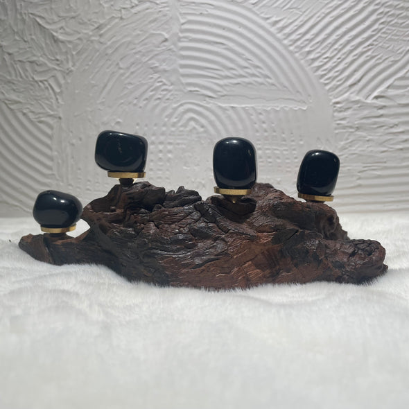 Black Obsidian Tumblestones High Grade