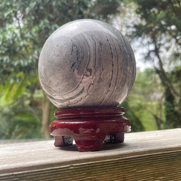 Grey Lace Agate Sphere