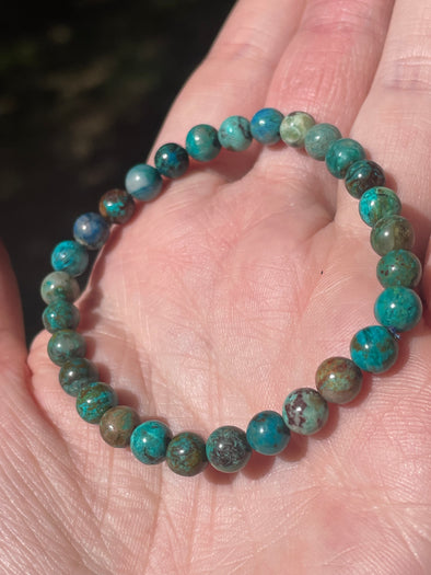 Chrysocolla | Round | 4mm | Bead Bracelets