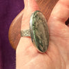 Seraphinite | Sterling Silver Ring | Size 10.5 aka V