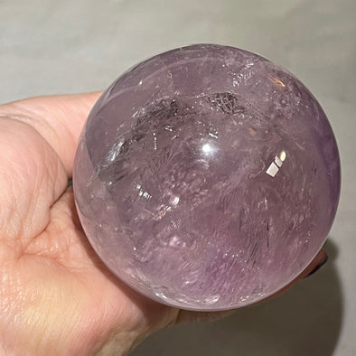 Amethyst Sphere | Window | Fingerprints