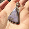 Tiffany Stone | Sterling Silver Pendant | Purple