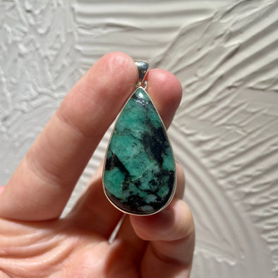 Emerald | Sterling Silver Pendant