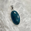 Apatite | Sterling Silver Pendant | Teal Blue