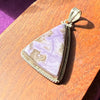 Tiffany Stone | Sterling Silver Pendant | Purple