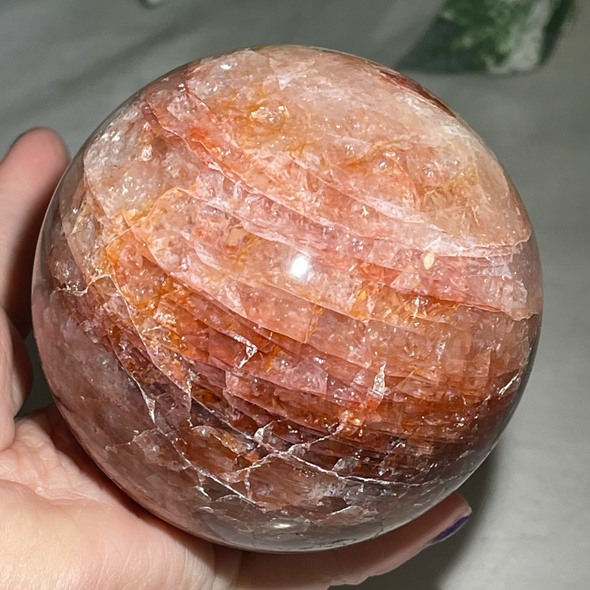 Fire Quartz Sphere