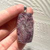 Eudialyte Raw | Sterling Silver Pendant