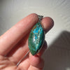 Druzy Hemimorphite in Chrysocolla | Sterling Silver Pendant