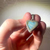 Larimar Heart | Sterling Silver Pendant