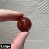 Fire Quartz Mini Spheres High Grade