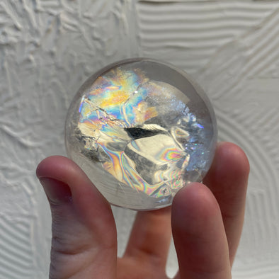 Clear Quartz Sphere | Rainbows