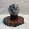 Moss Agate Sphere | with  Chalcedony & Quartz